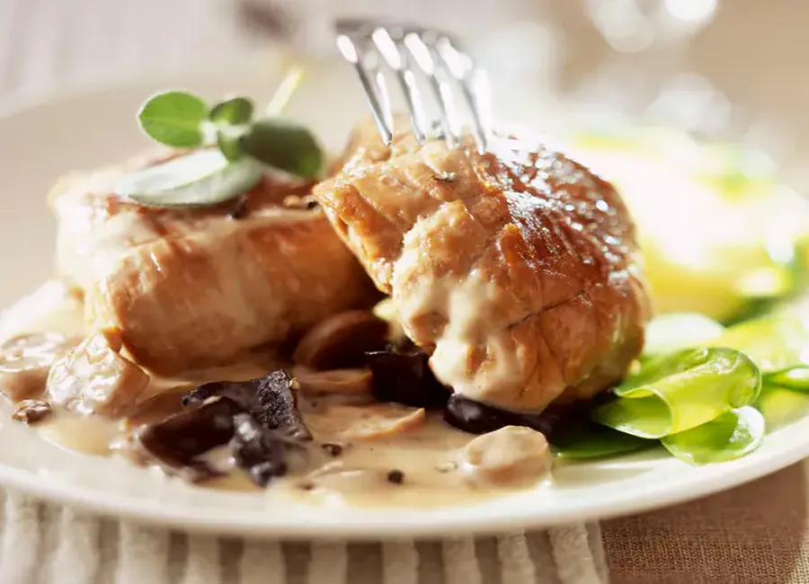Paupiettes de poulet en cocotte