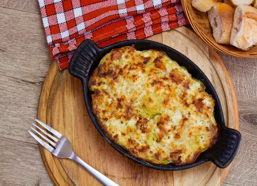 Gratin de sardines au reblochon