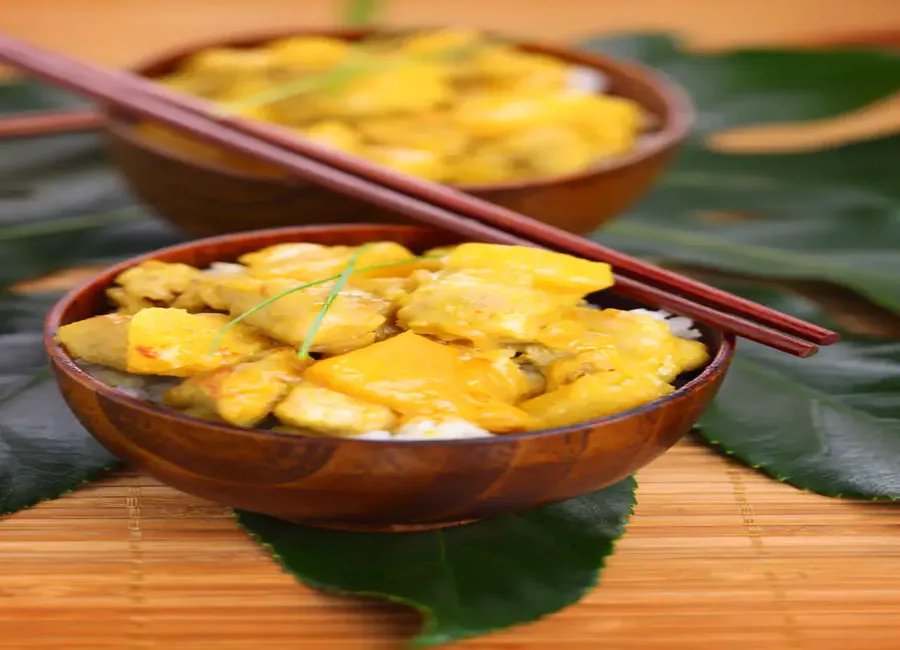 Curry de poulet à l'ananas