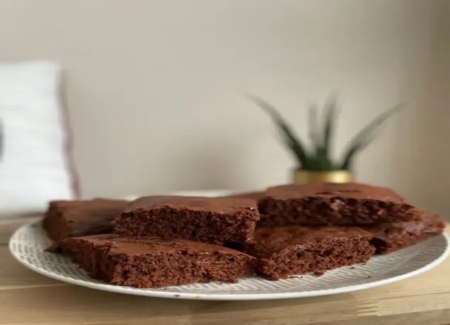 Brownie express chocolat éclats de noisettes au micro-ondes