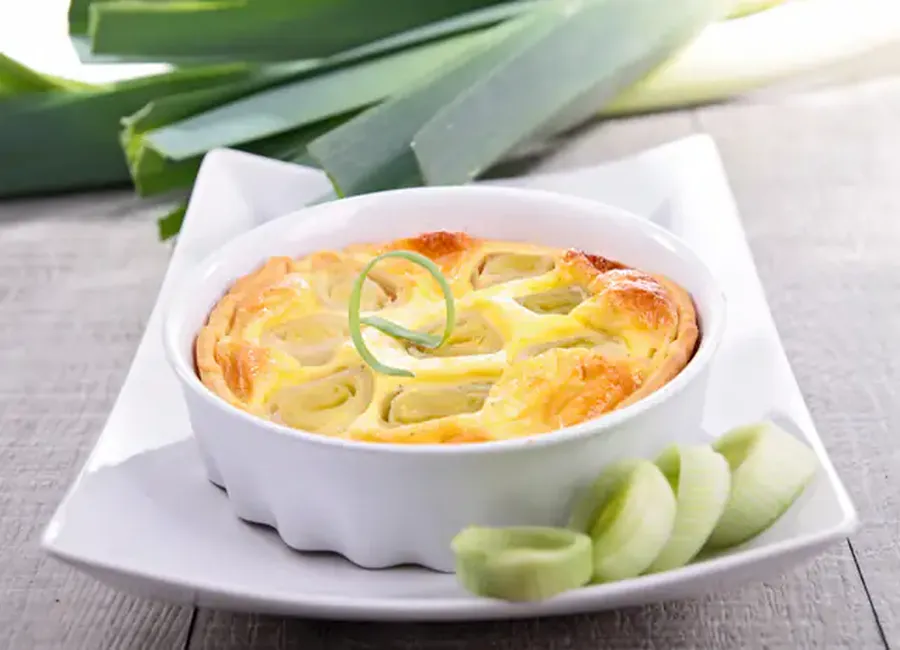 Poireaux gratinés