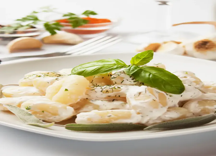 Gnocchi à la crème fraîche et citron