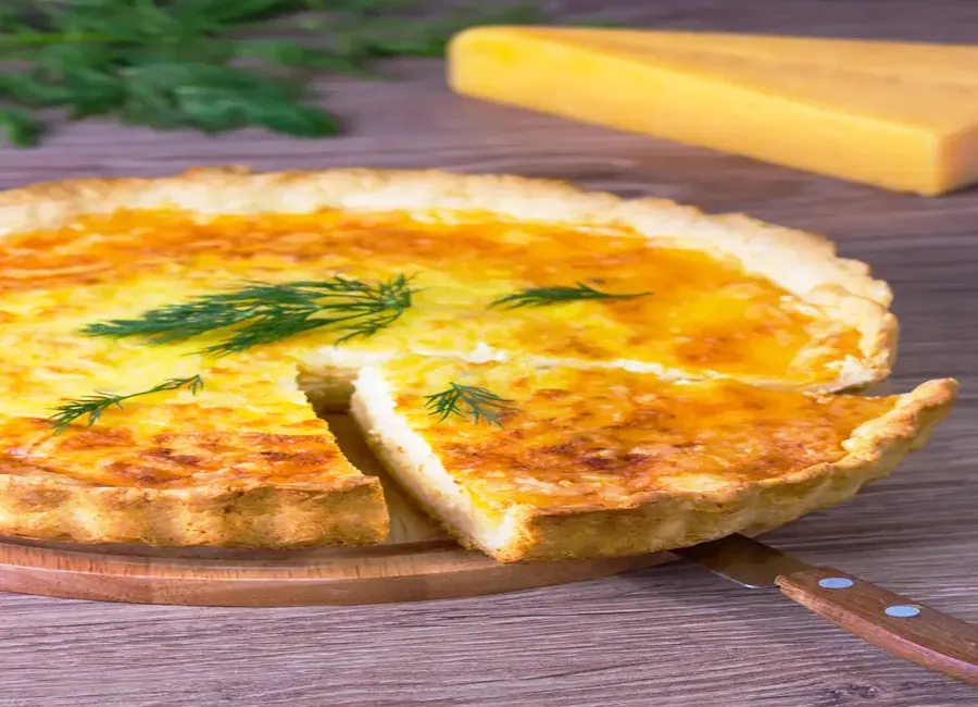Quiche au fenouil et à la brousse