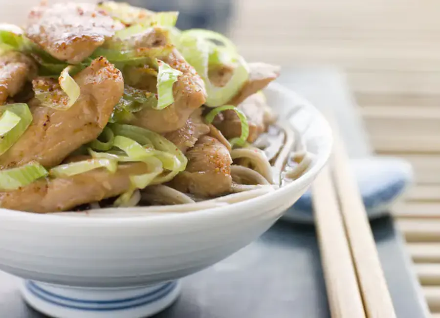 Poulet au poireaux