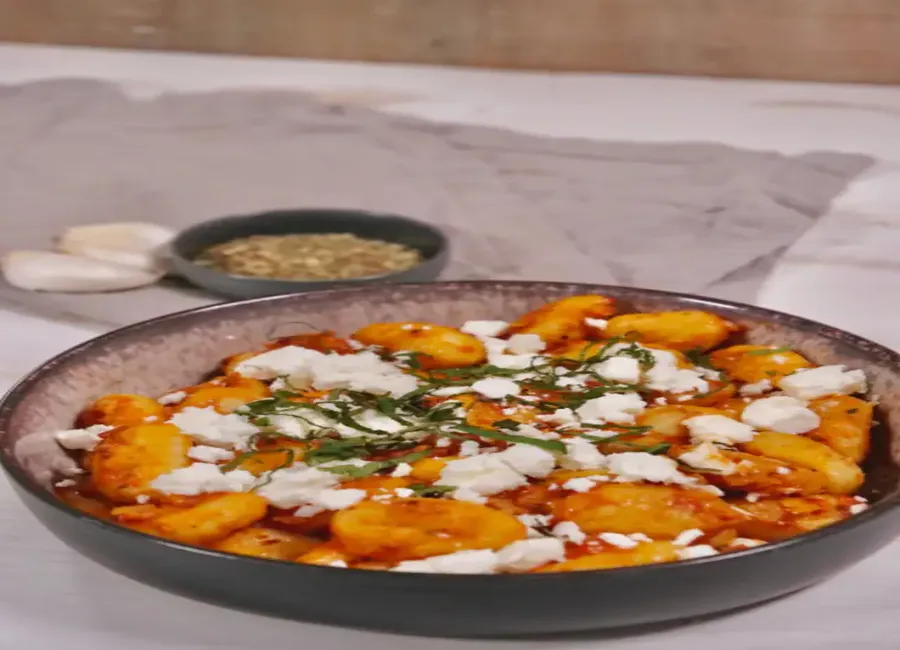 Gnocchis à la feta aop et à la tomate