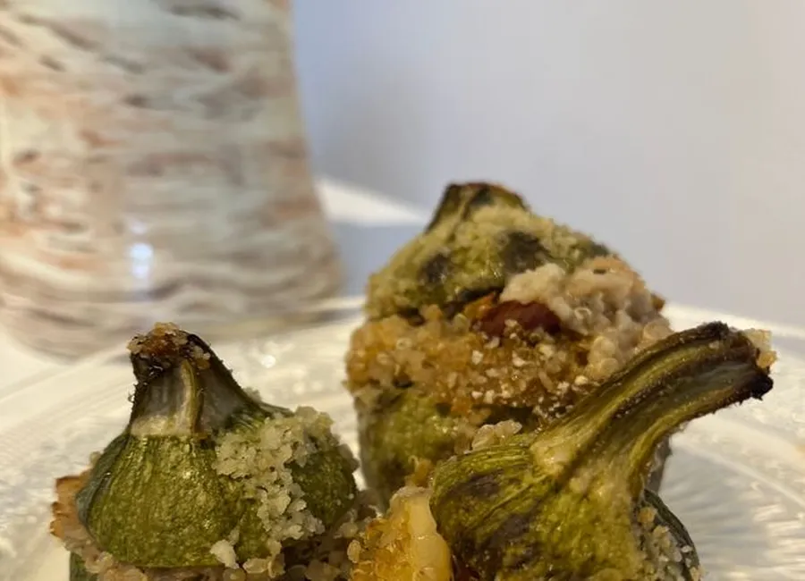 Courgettes farçies au quinoa