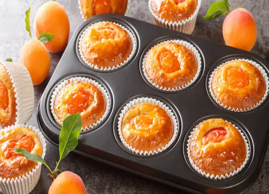 Muffins banane, abricot et chocolat