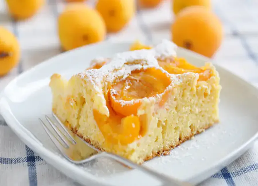 Gâteau aux abricots et son coulis