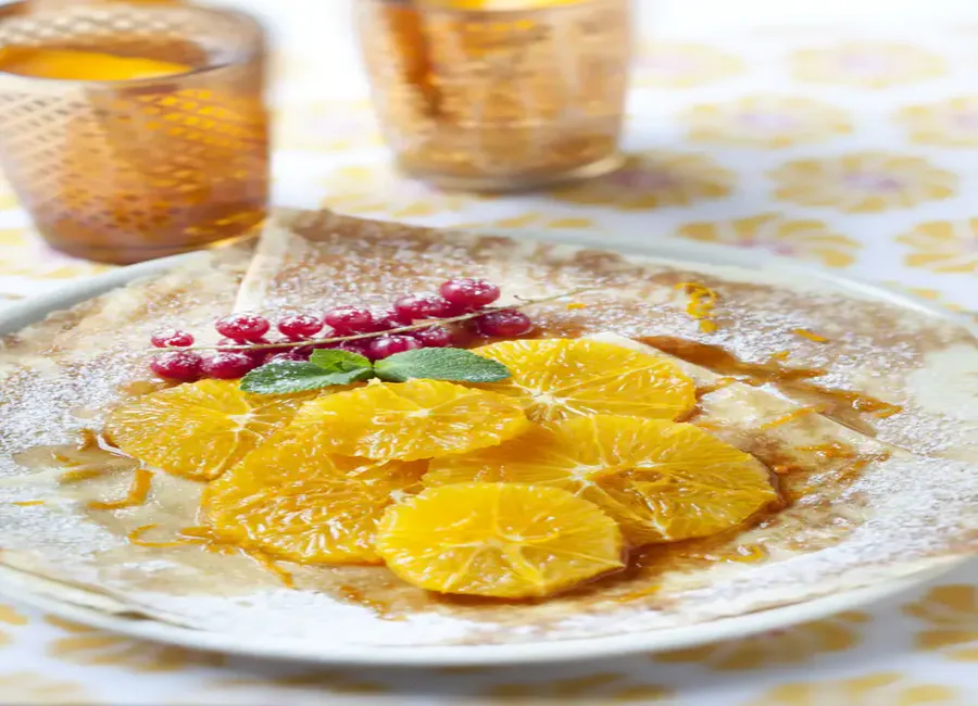 Pâte à crêpes à la fleur d'oranger