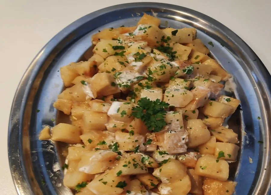 Céleri confit aux oignons