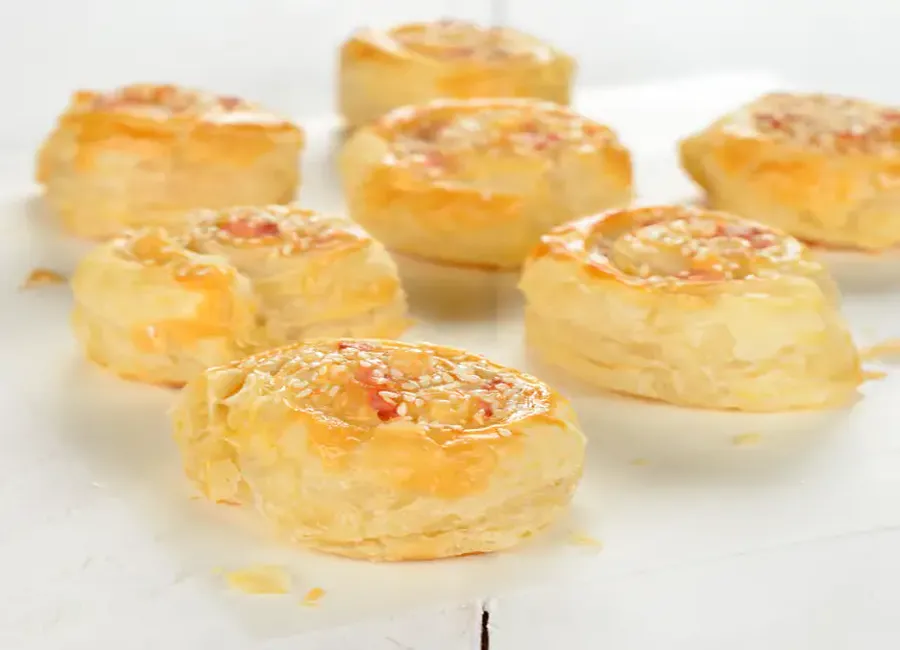 Feuilletés de saint jacques sauce nantua