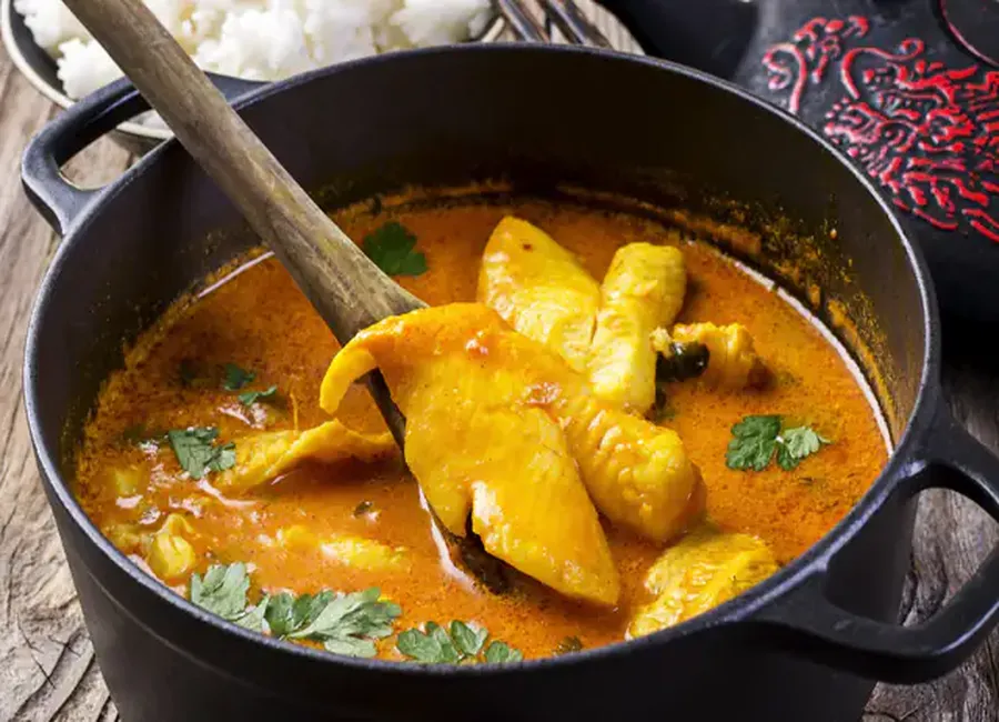 Poisson au curry express