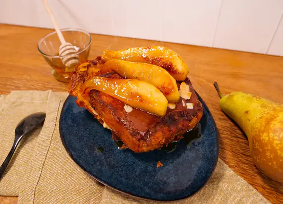 Gratin de brioche perdue
