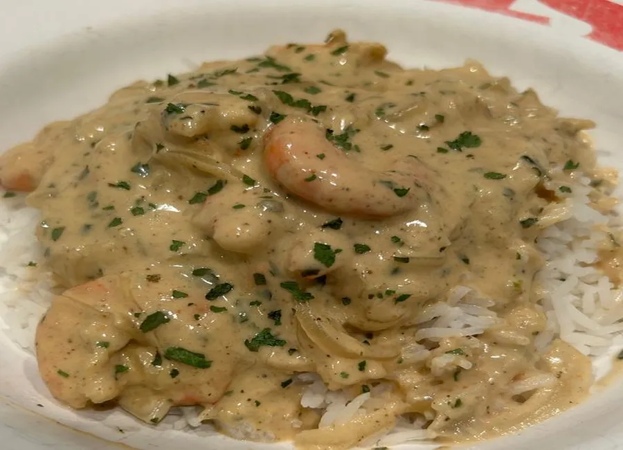 Crevettes au lait de coco