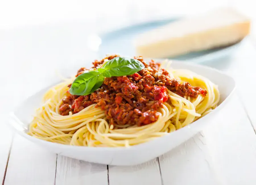 Spaghetti, sauce bolognaise