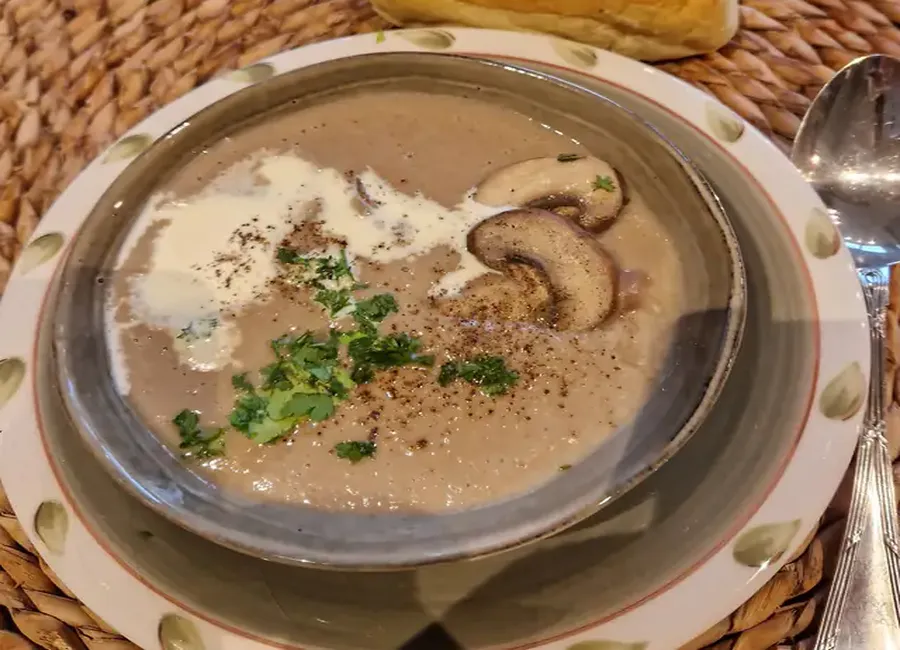 Velouté de champignons light