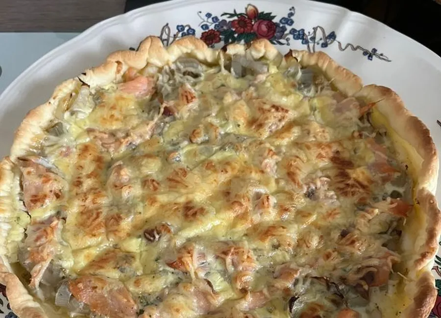 Quiche endive saumon fumé façon funambuline