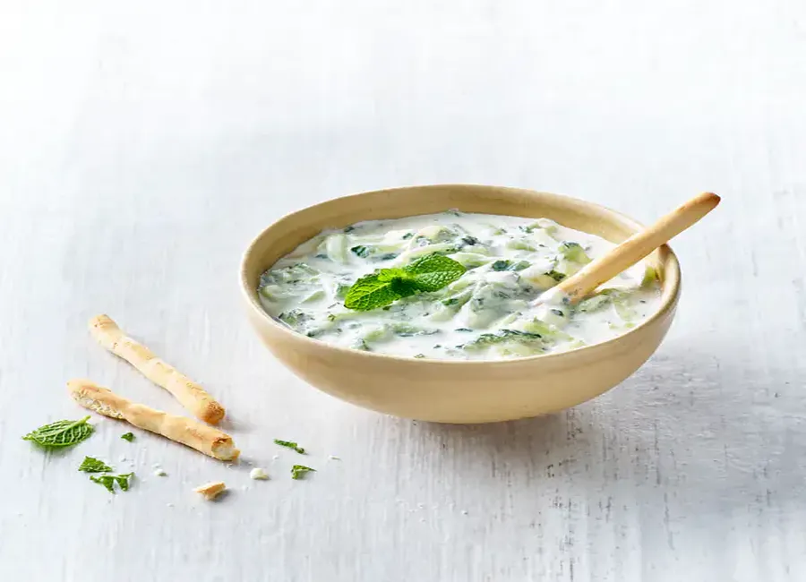 Dipping tzatziki au labné