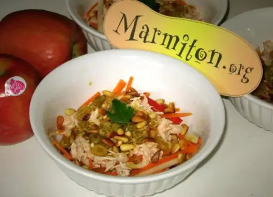 Salade de pommes au thon