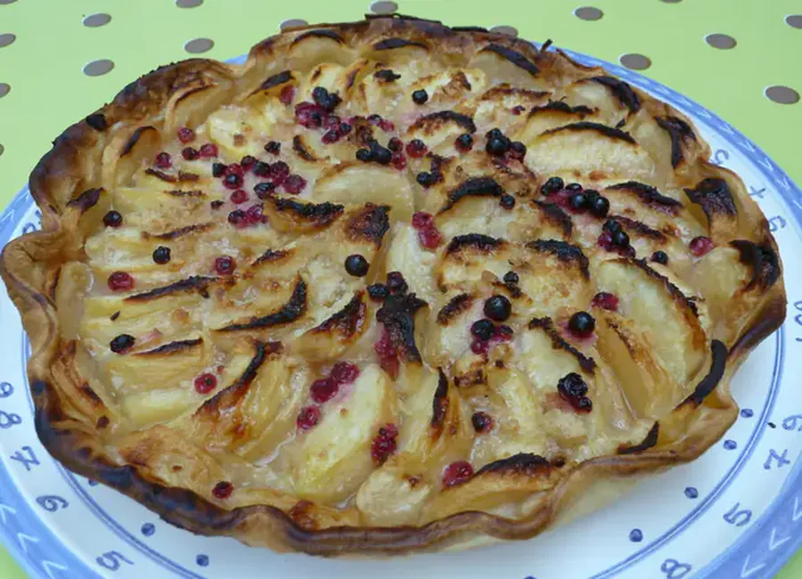 Tarte aux pêches ou nectarines