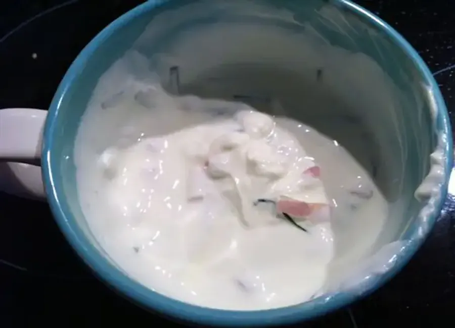 Sauce blanche échalote ciboulette