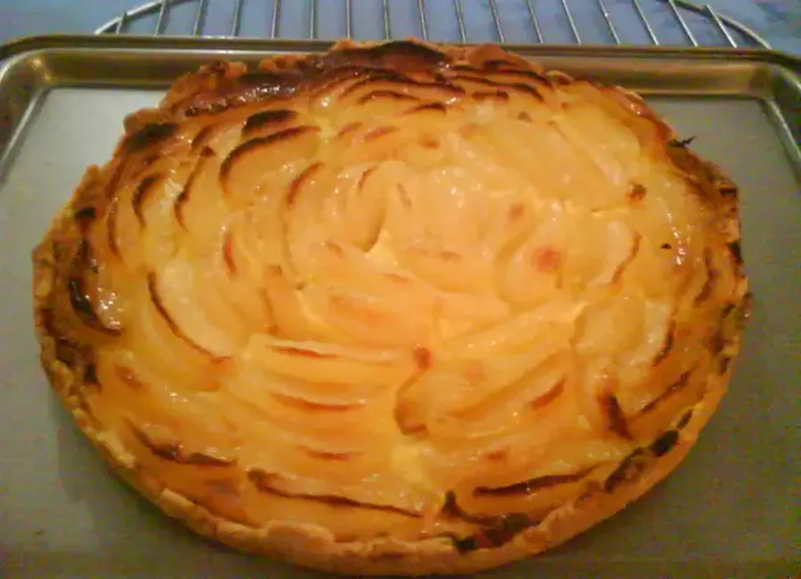 Tarte aux poires fondantes