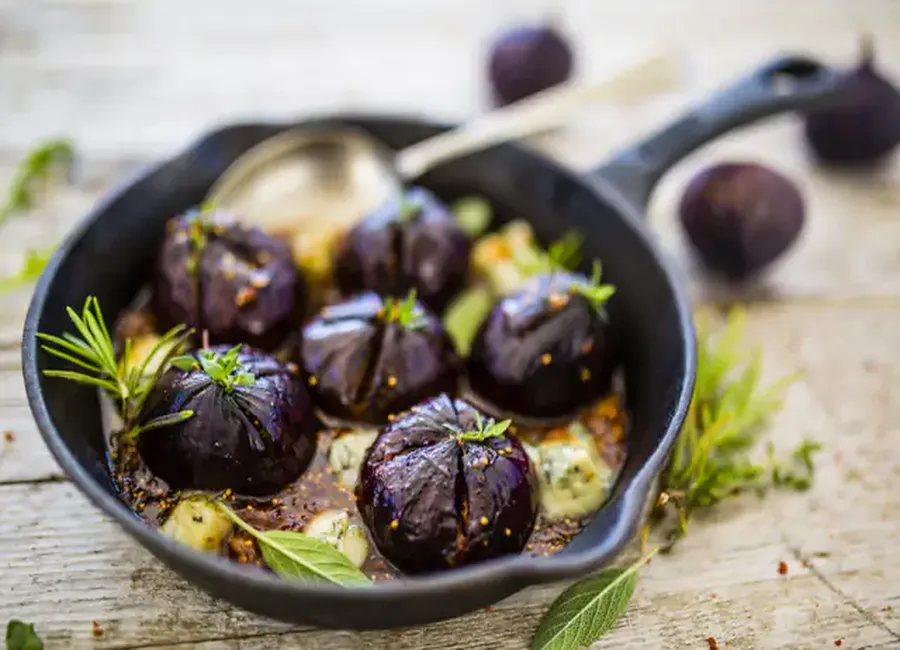 Figues rôties à l'ail