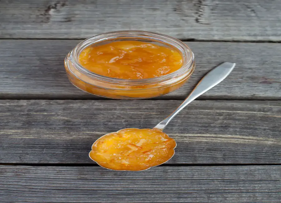 Confiture d'orange au micro-ondes
