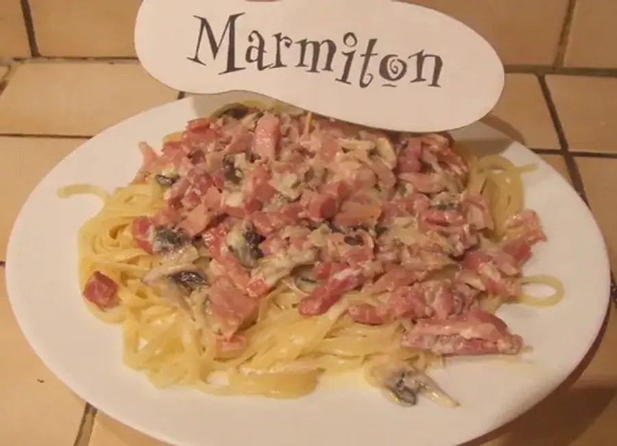 Carbonara aux trois jambons