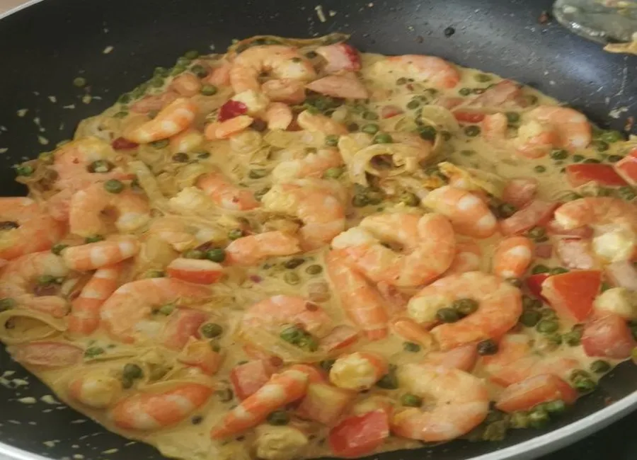 Mes crevettes à l'indienne