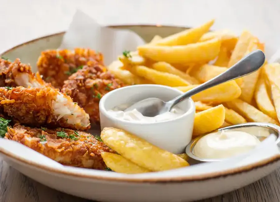 Fish and chips au airfryer