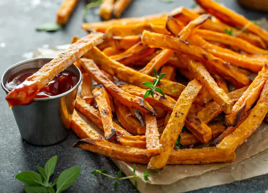 Frites de patates douces à l’airfryer