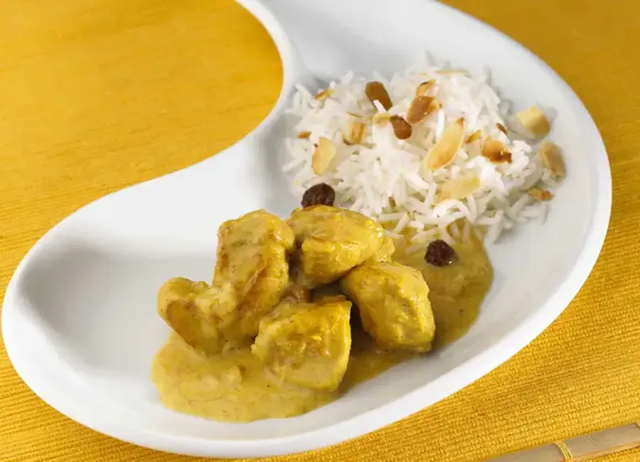 Curry de dinde au lait de coco