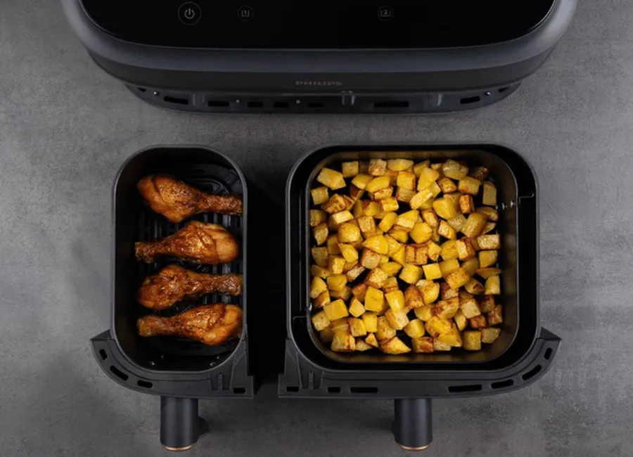 Pilons épicés aux cubes de pommes de terre au airfryer