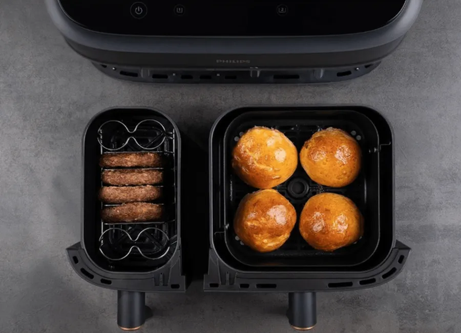 Burgers faits maison au airfryer