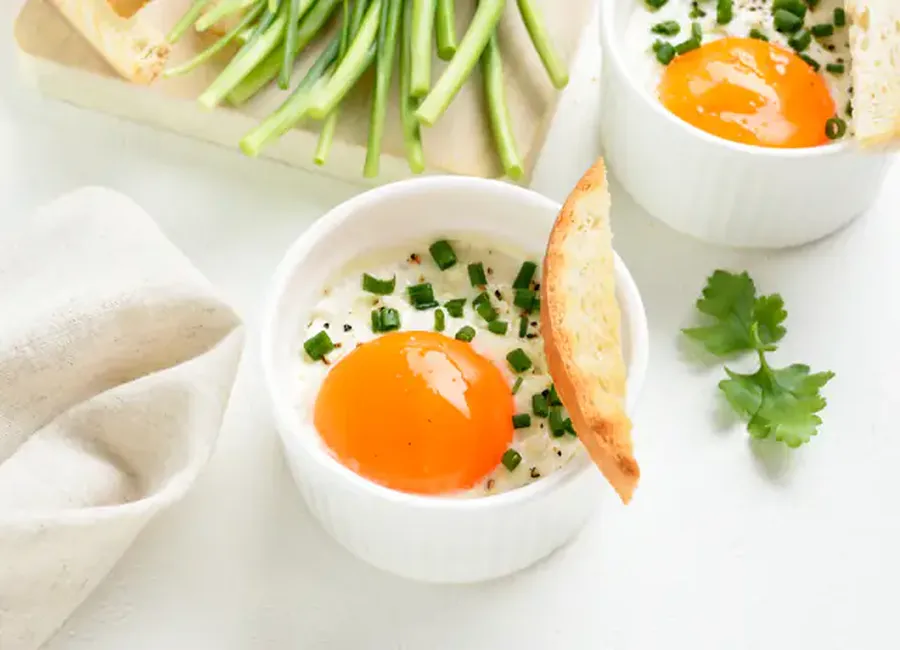 Oeufs cocotte au airfryer