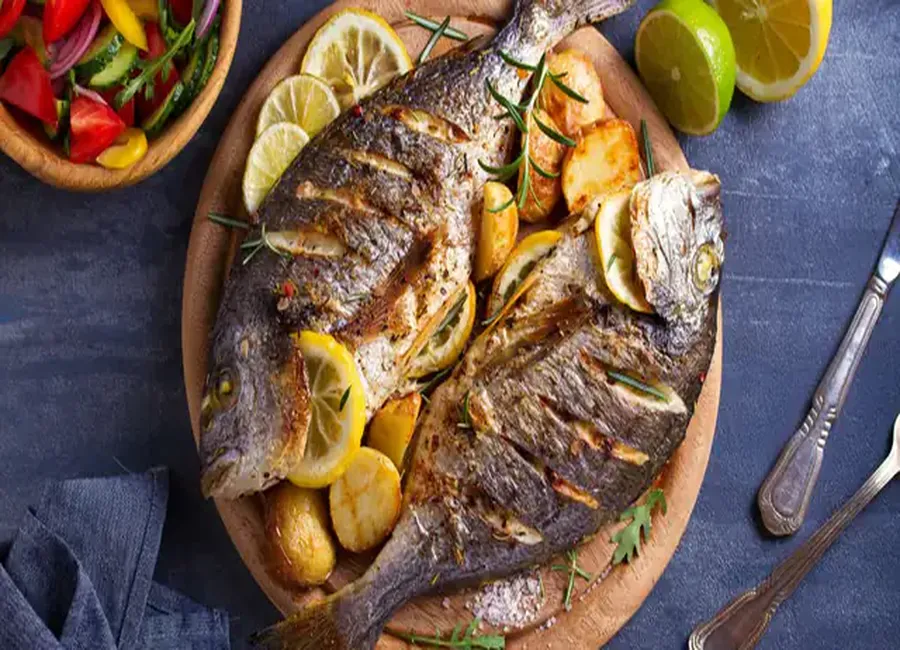 Daurade grillée au airfryer