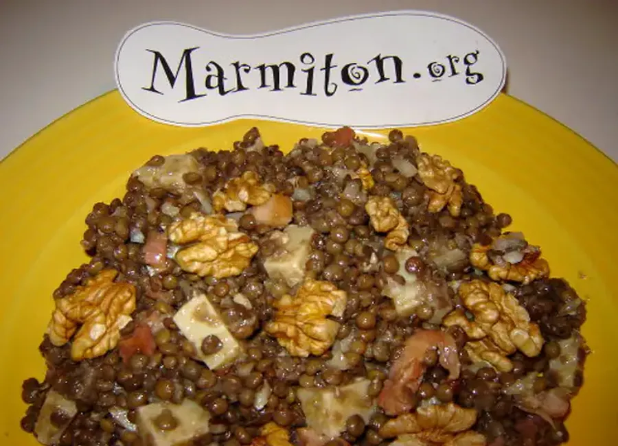 Salade de lentilles au cantal