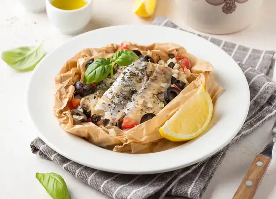 Papillote de poisson au airfryer