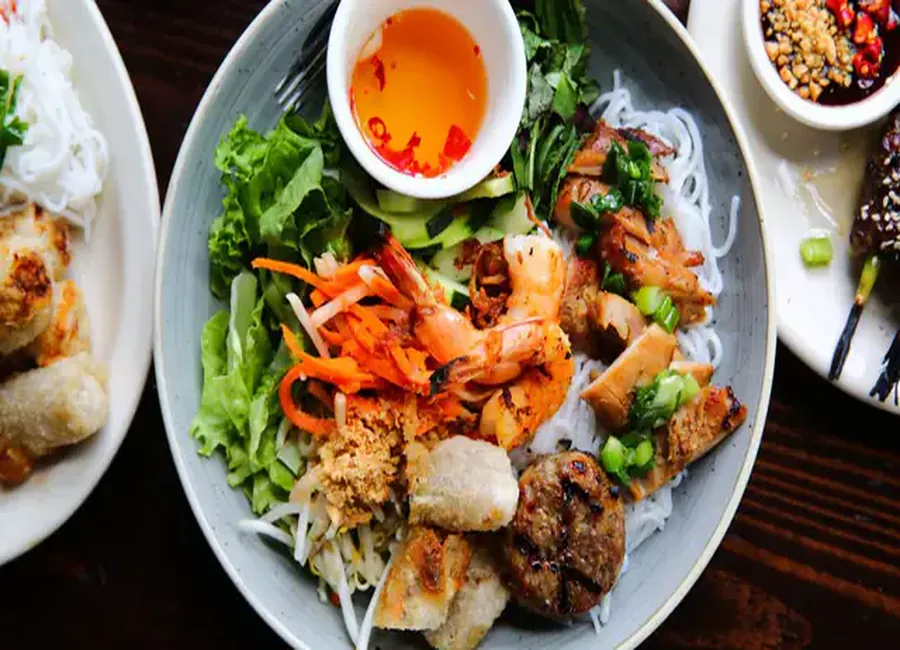 Bo bun aux crevettes