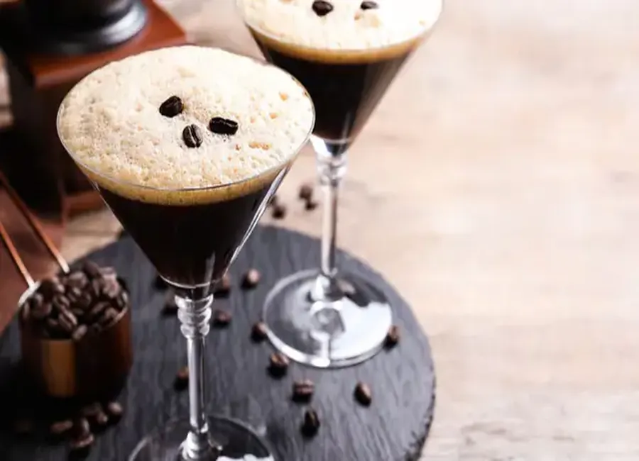 Cocktail mocha martini