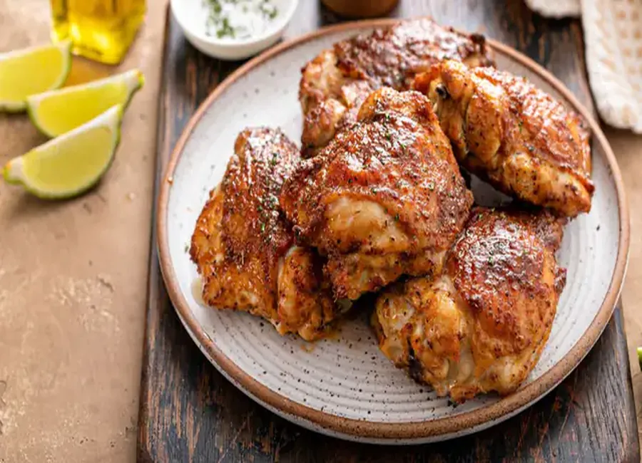 Cuisses de poulet au paprika et à l'ail au airfryer