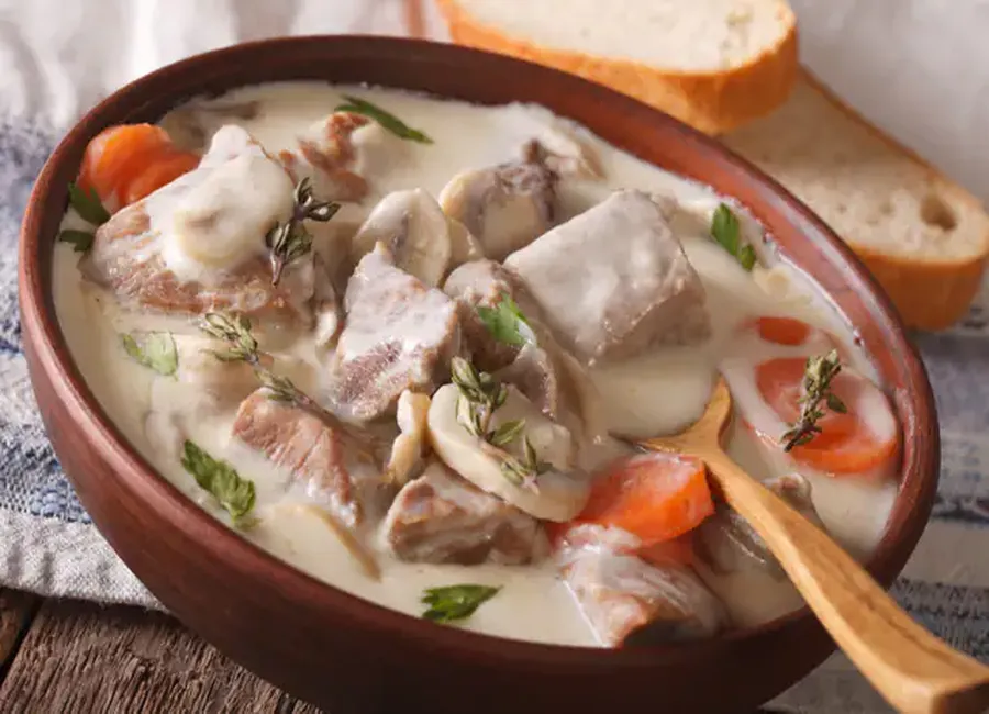 Blanquette de veau et champignons au airfryer