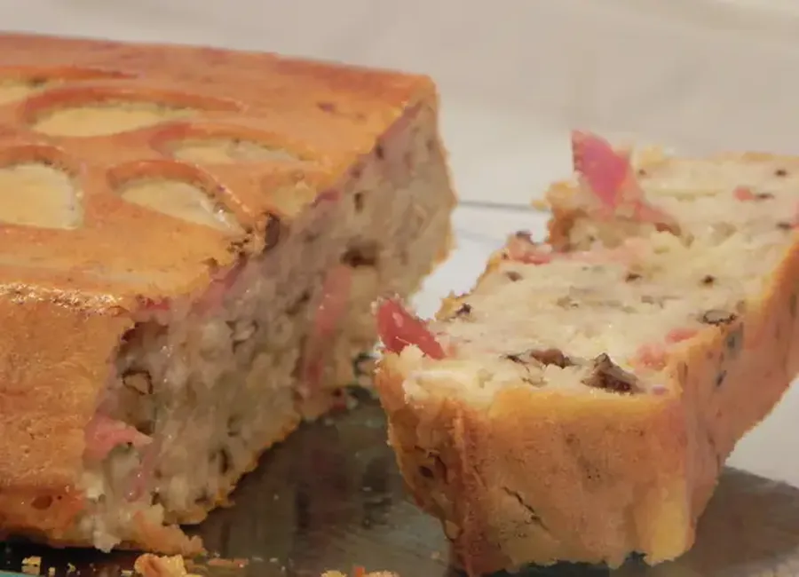 Cake au roquefort et aux noix