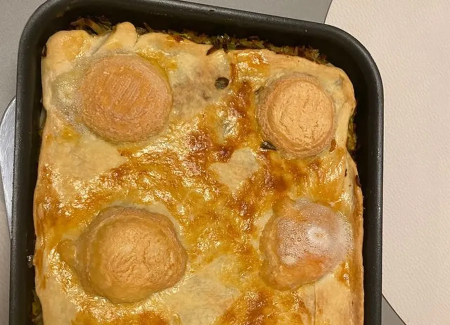 Tourte riz et courgettes