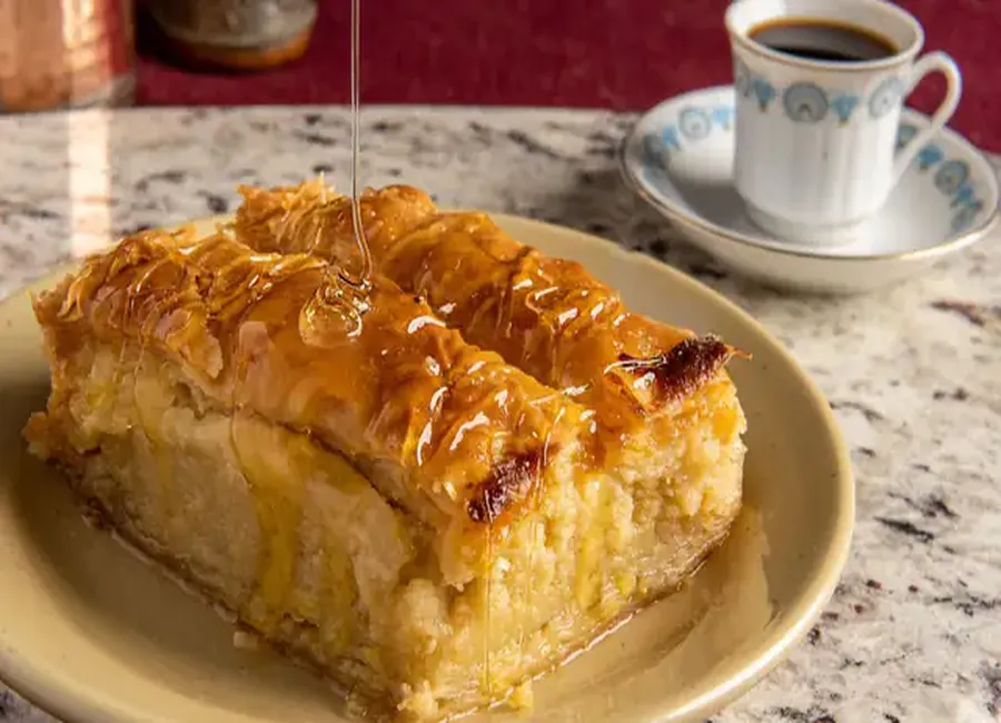 Galaktoboureko (gâteau grec à la semoule)