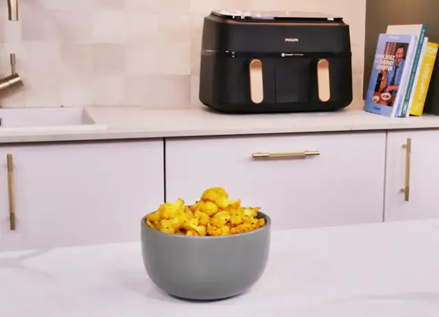 Pop corn de chou fleur au airfryer