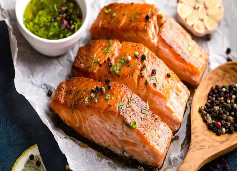 Pavés de saumon croustillants au airfryer