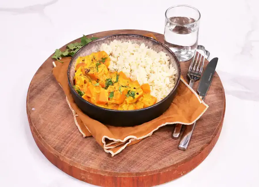 Curry de patate douce rapide