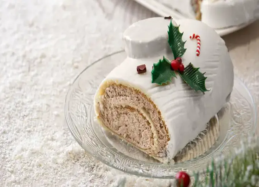 Bûche poire spéculoos